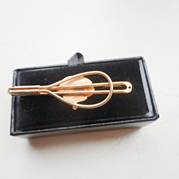 Vintage Masonic Fraternity Tie Bar- Masonic Bowling League- Collectible - Picture 2 of 2